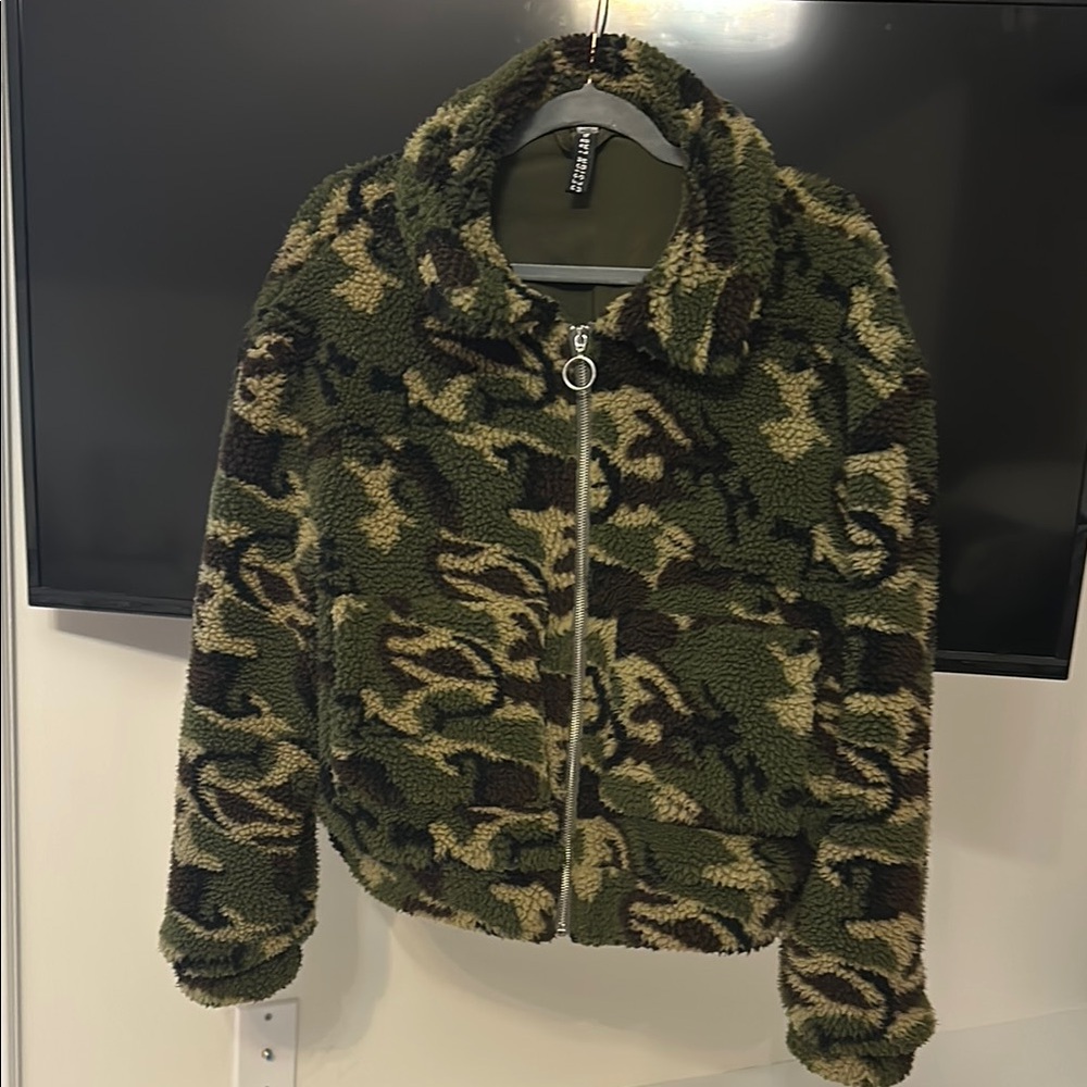 Camo Teddy Jacket